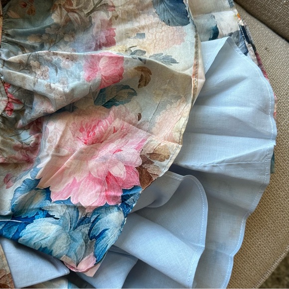 Selkie x FP The Chateau Paper Buttercream Mini Cotton Dress - Picture 10 of 10